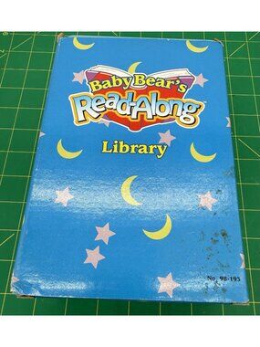 Vintage 1999-2000 Baby Bear Read Along Library Books and Cartridge Set READ!